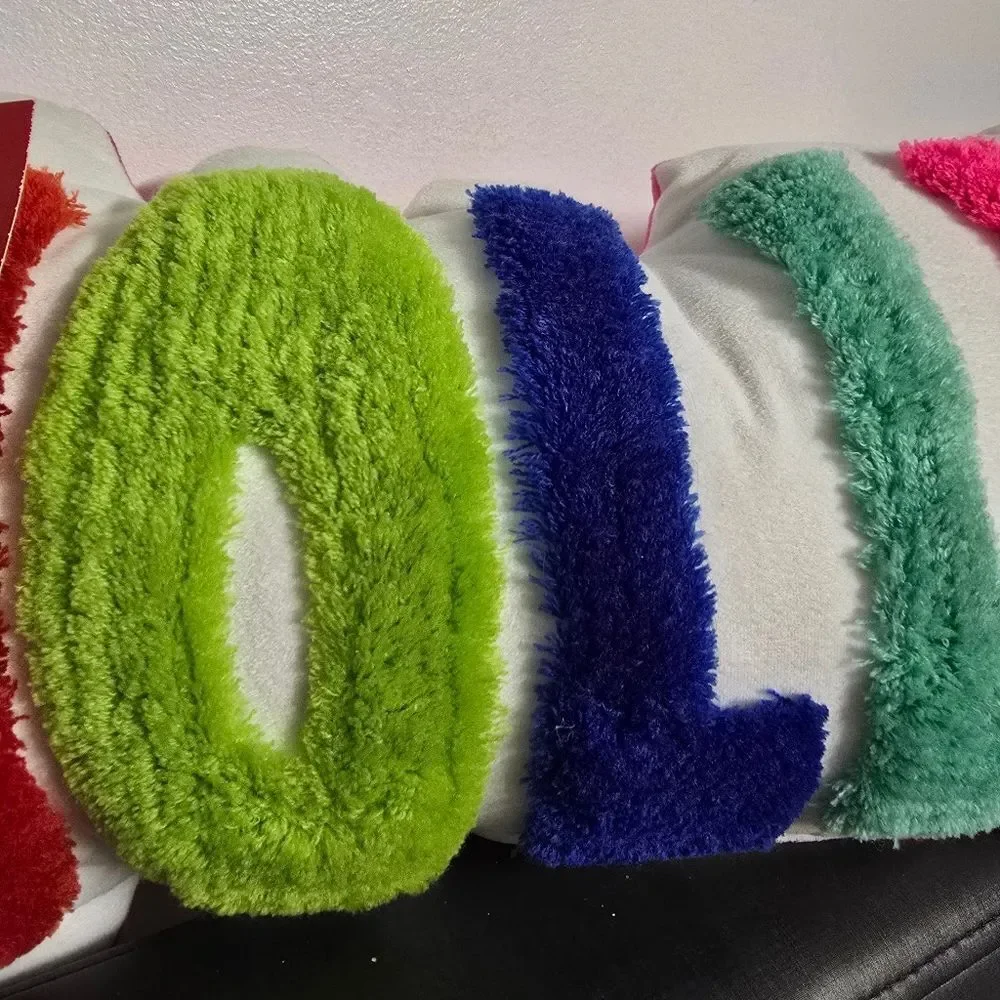 New Holiday Time Embroidered 